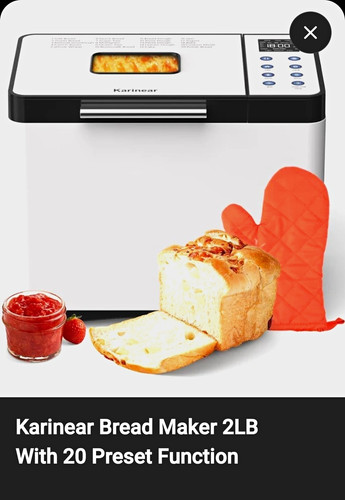 Karinear mbf 014a bread maker - mbf-014a,