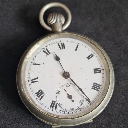 Antique metal gents pocket - metal,