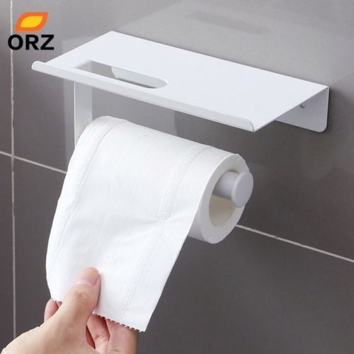 Chrome toilet paper roll - toilet,