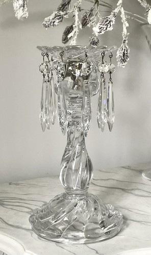 Crystal lustre centrepiece - crystal,