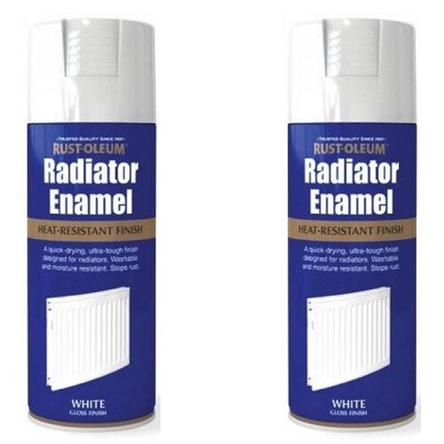 Rust oleum gloss white - 2x, rust-oleum