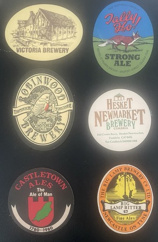 Vintage beer mats 80s - x, 80s/90s