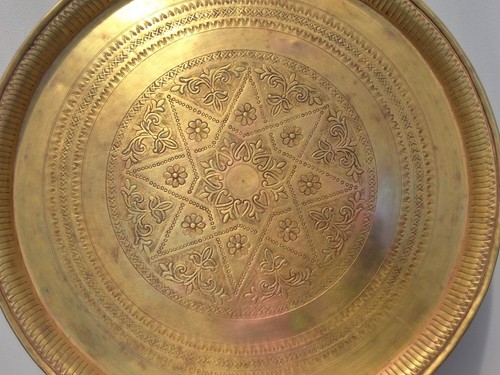 Vintage heavy solid - solid, tray