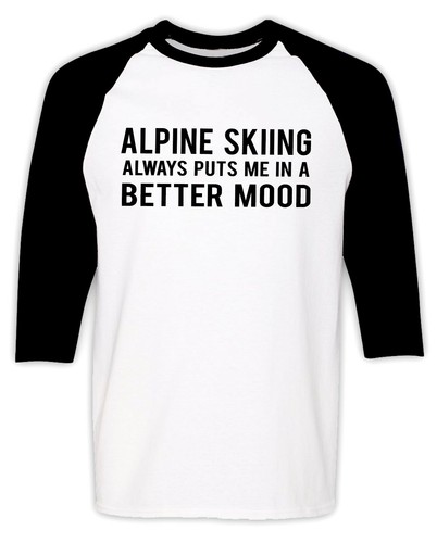 Alpine skiing raglan shirt - alpine,