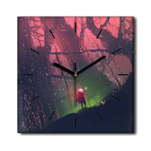 Silent clock canvas image - canvas, man