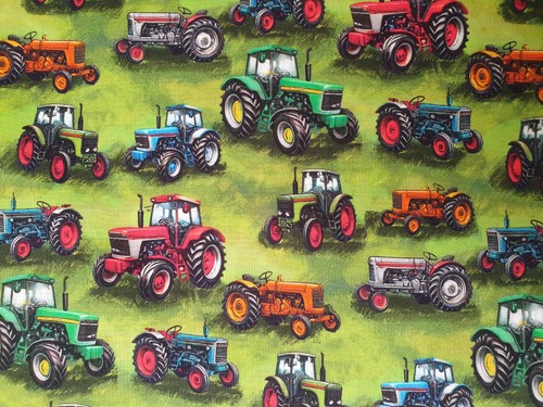 Tractor fabric 100 cotton - fabric,