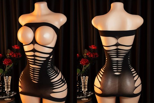 Sexy strapless hollowed - sexy,