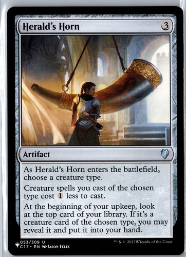 Herald horn list 53 - horn, nm