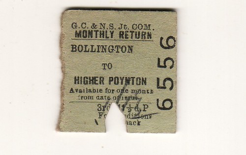 Railway ticket nsjc - ticket, gc&nsjc