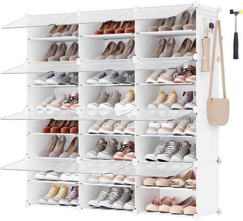 Interlocking shoe rack - interlocking,