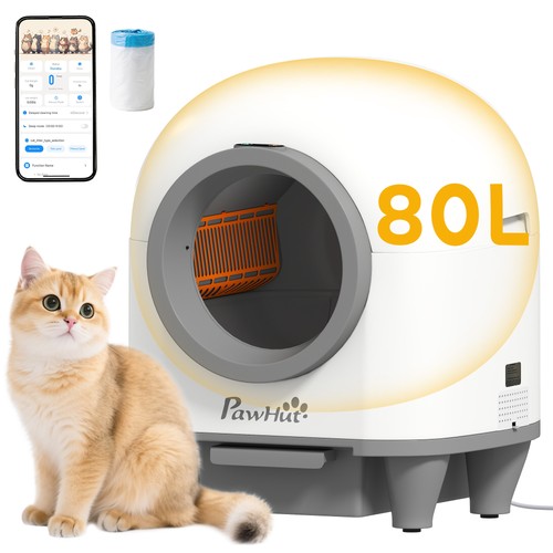 Pawhut 80l self cleaning cat - pawhut,