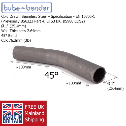 Od cold drawn - 1", (25.4mm)