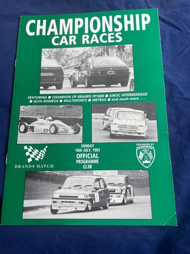 1993 championship car races - 1993,