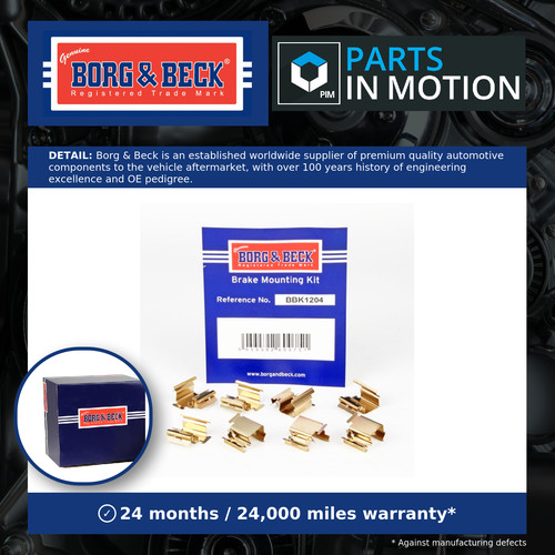 Brake pad fitting kit - pad,