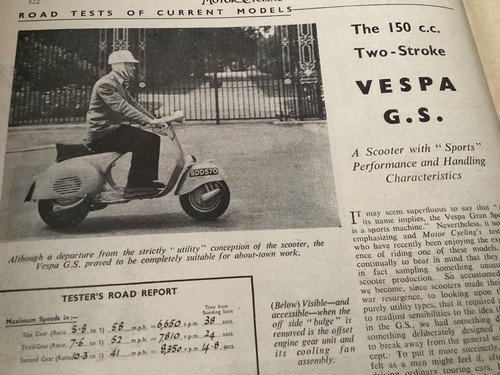 Douglas vespa 150 period 1956 - douglas,