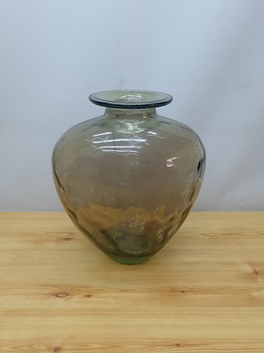 Vintage large glass carboy - glass,
