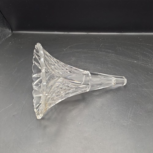 Clear cut cyrstal epergne - clear,