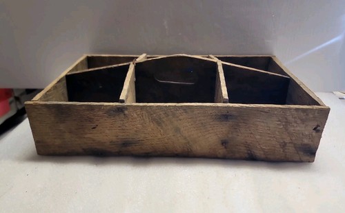 Antique primitive wooden - wooden, milk