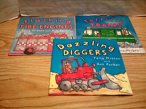 Three scholastic storybooks - three,