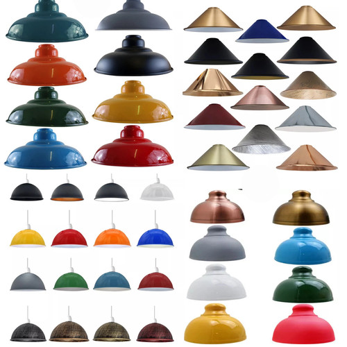 Vintage retro pendant shade - vintage,