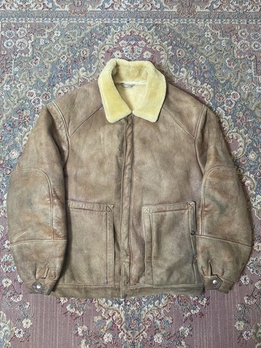 Vintage 1980s french shearling - french,