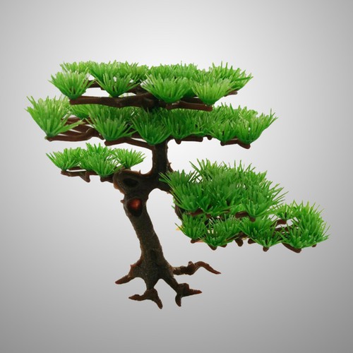 Aquarium bonsai tree - aquarium, plastic
