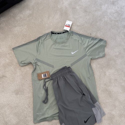 Men green nike dri fit - green,