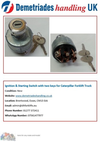 Ignition starting switch - &,