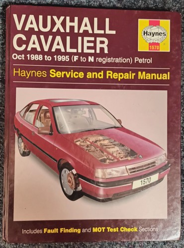 Haynes manual for vauxhall - haynes,
