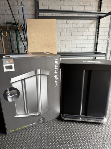 Simple human 58l recycling - human, bin