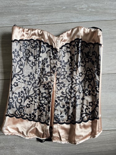Burlesque style boned corset - burlesque,
