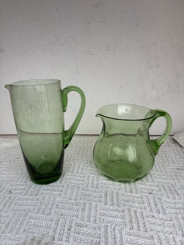 Vingage green glass - vingage,