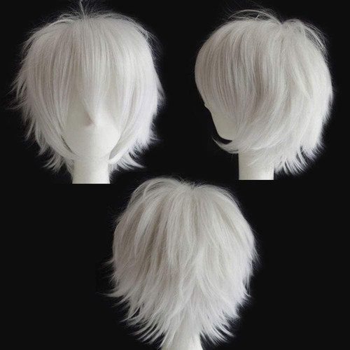 Unisex short bob anime - short,