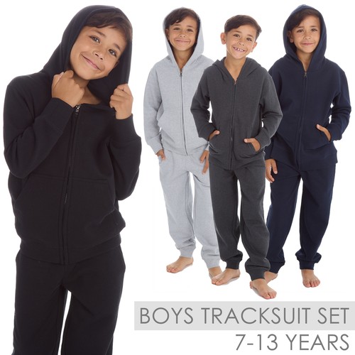Boys plain tracksuit set - tracksuit,