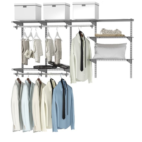 Wall mounted closet - wall, system