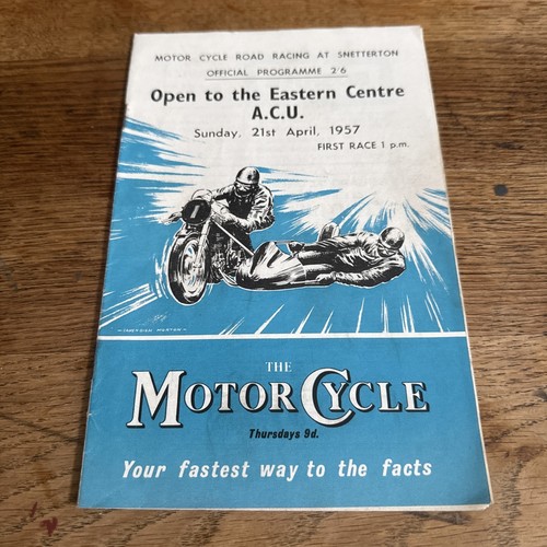 Motorcycle racing programme - racing,