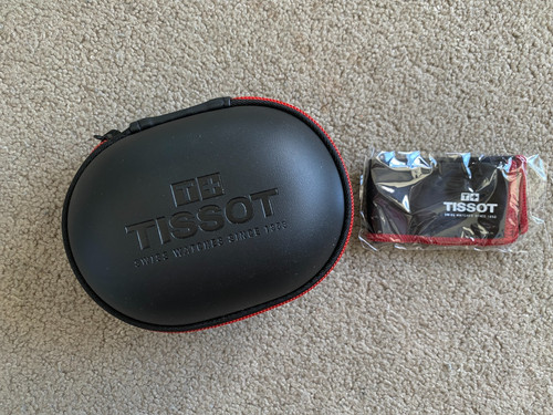 New tissot watch - travel, pouch