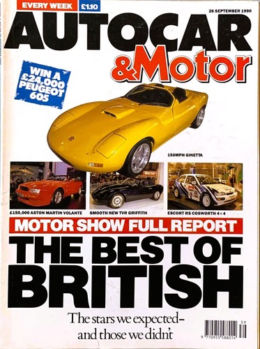 Autocar magazine sep - magazine, 26-sep-90