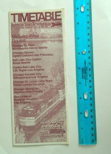 Amtrak time table august - table,