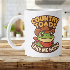 Funny frog mug cute animal - frog,
