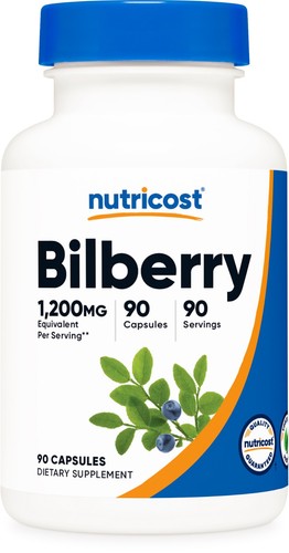 Nutricost bilberry capsules - nutricost,