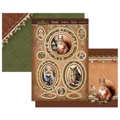 Hunkydory winter woodland - hunkydory,