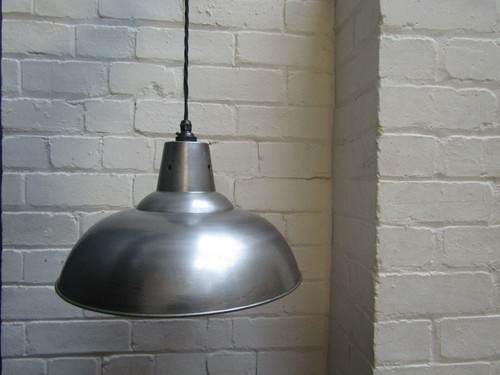 Rustic steel metal light - rustic, shade