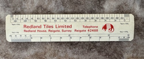 Vintage redland tiles scale - tiles,