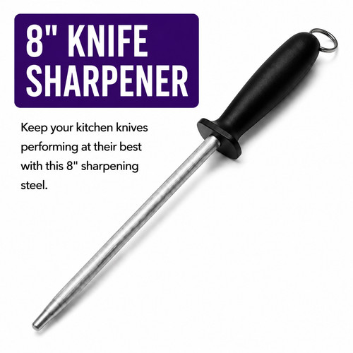 Knife sharpening steel rod - knife,