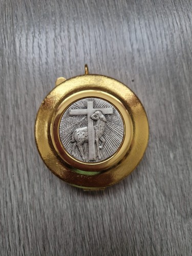 Lamb and cross pyx 7cm - pyx,