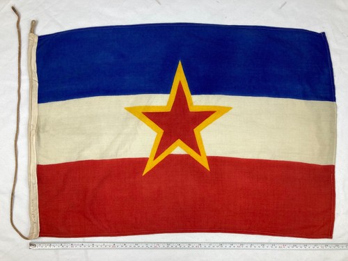 Good vintage yugoslavia flag - good,