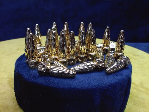 Pike nut gold - m6, plated