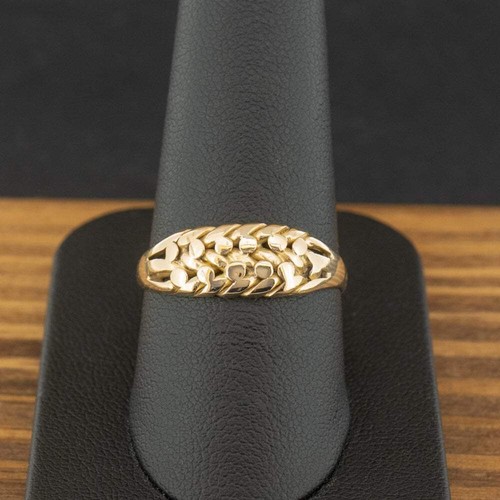 18ct yellow gold row - gold, 2