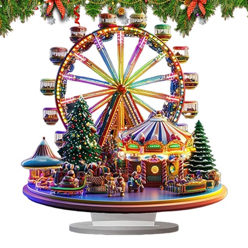 Christmas ferris wheel - christmas,